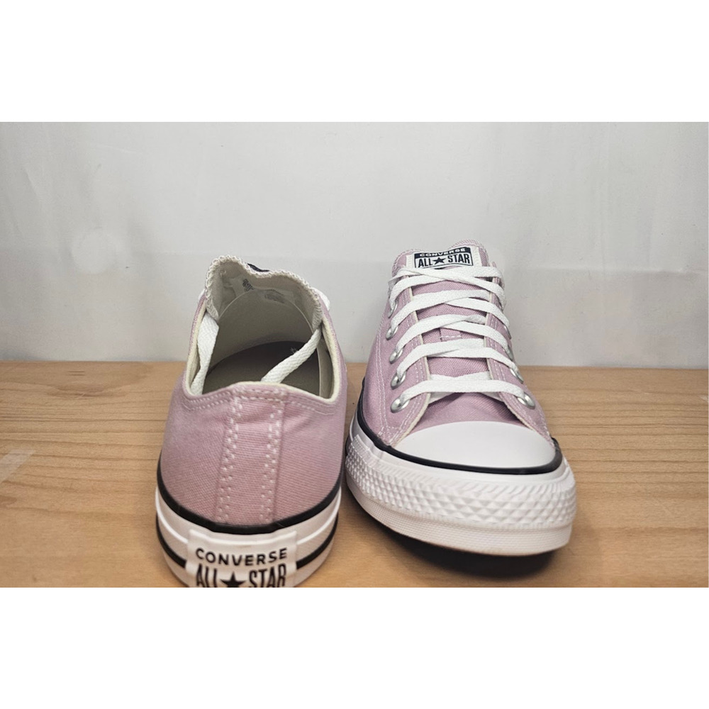 Converse Women's Pink Canvas Sneakers - Picture 6 of 9